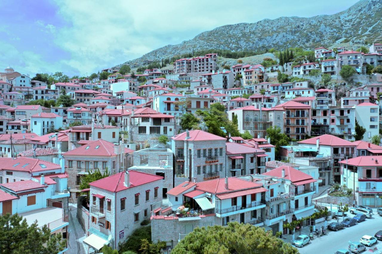 Clock Tower Arachova Suites Kültér fotó